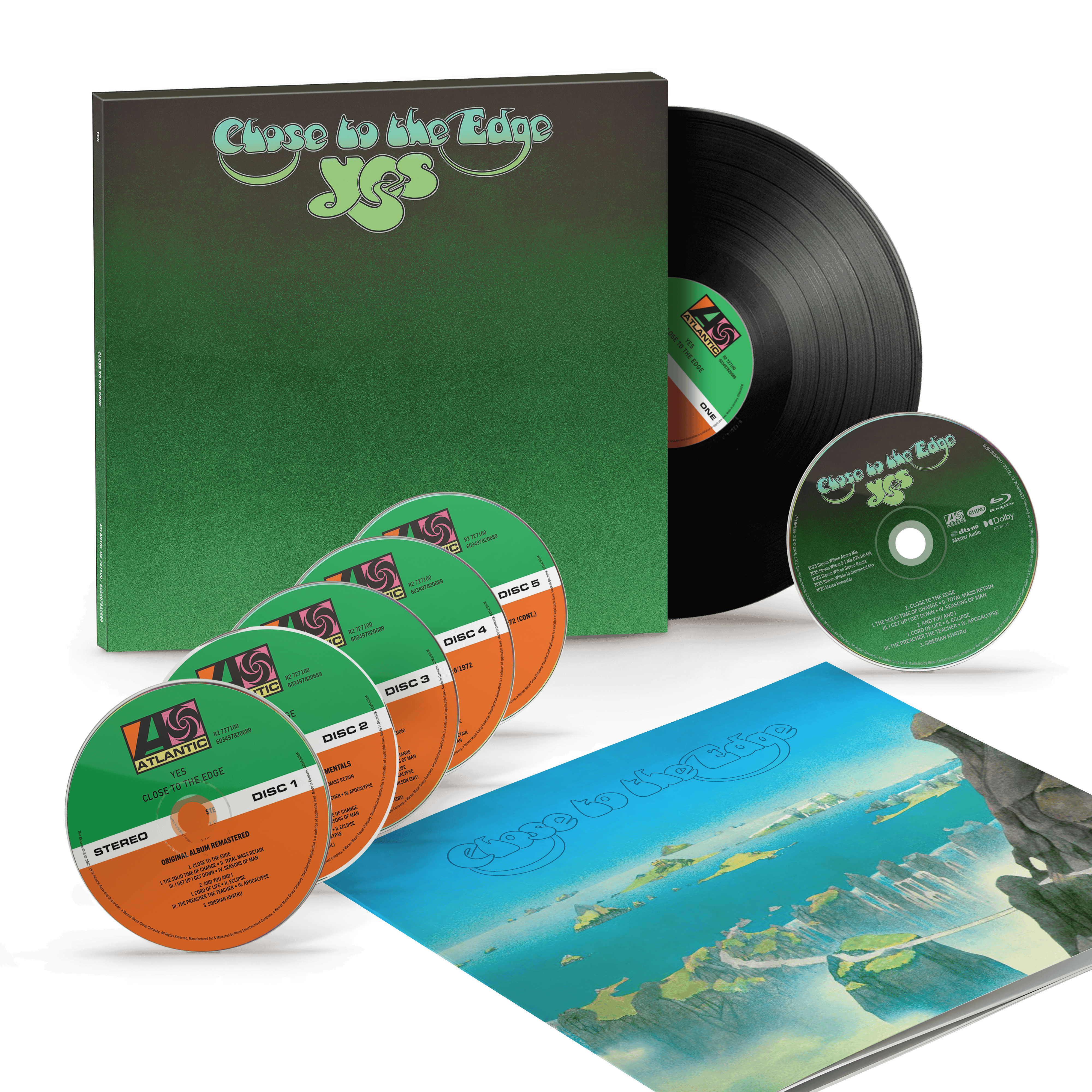 Yes Close to the Edge レコード Close To The Edge (Super Deluxe) (LP/5CD/BD) | Rhino